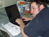 Paul Hacking Away